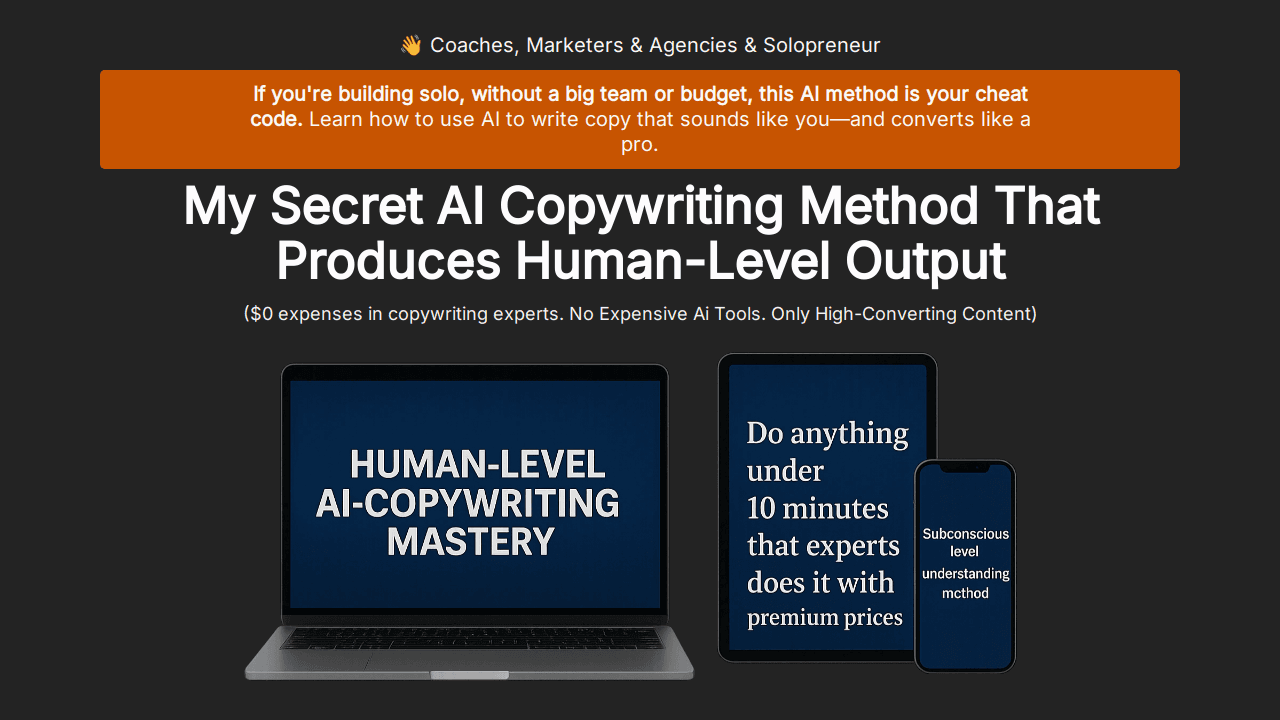 AI Copywriting Mastery Workshop 99/-