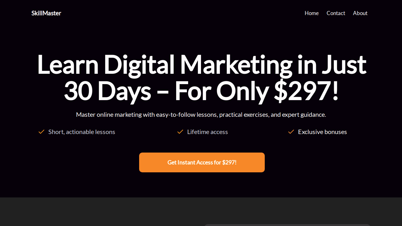 Low-Ticket Course Funnel